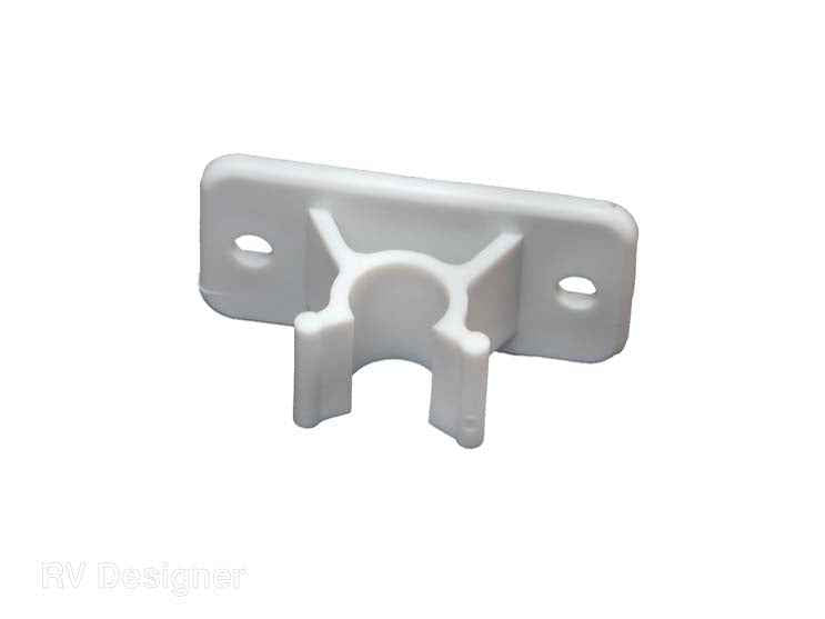 RV Designer E242 White C-Clip Door-Stay Replacement Insert