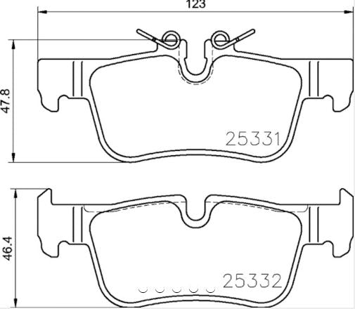 Hella Pagid 355021681 Disc-Brake Pad Set