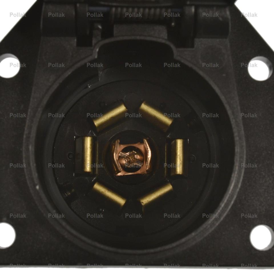 Pollak 6p-104v Trailer Wiring Connector Adapter - image 3