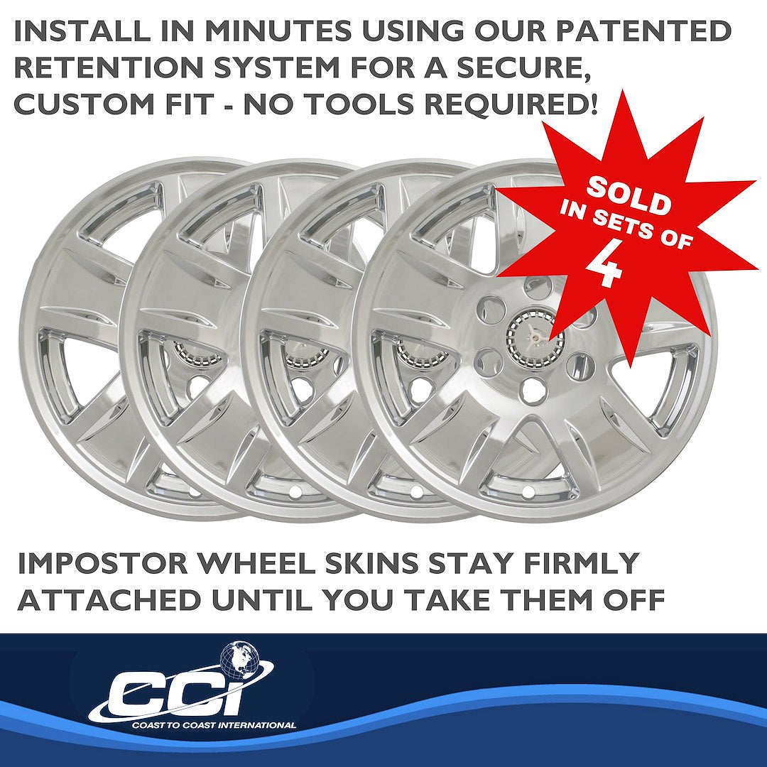 Coast To Coast IMP390XN Silverado 17-Inch Chrome Skin Set