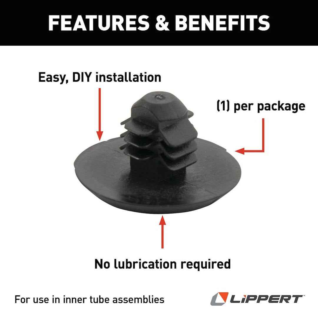 Lippert 103480 Black LCI Slide-Out Replacement Wear Pad