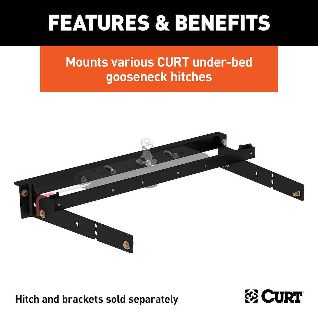 CURT Gooseneck Trailer Hitch Rail – 60631