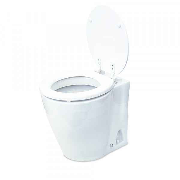 Albin 07-02-043 Standard Round-Seat Electric Marine Toilet, 12V