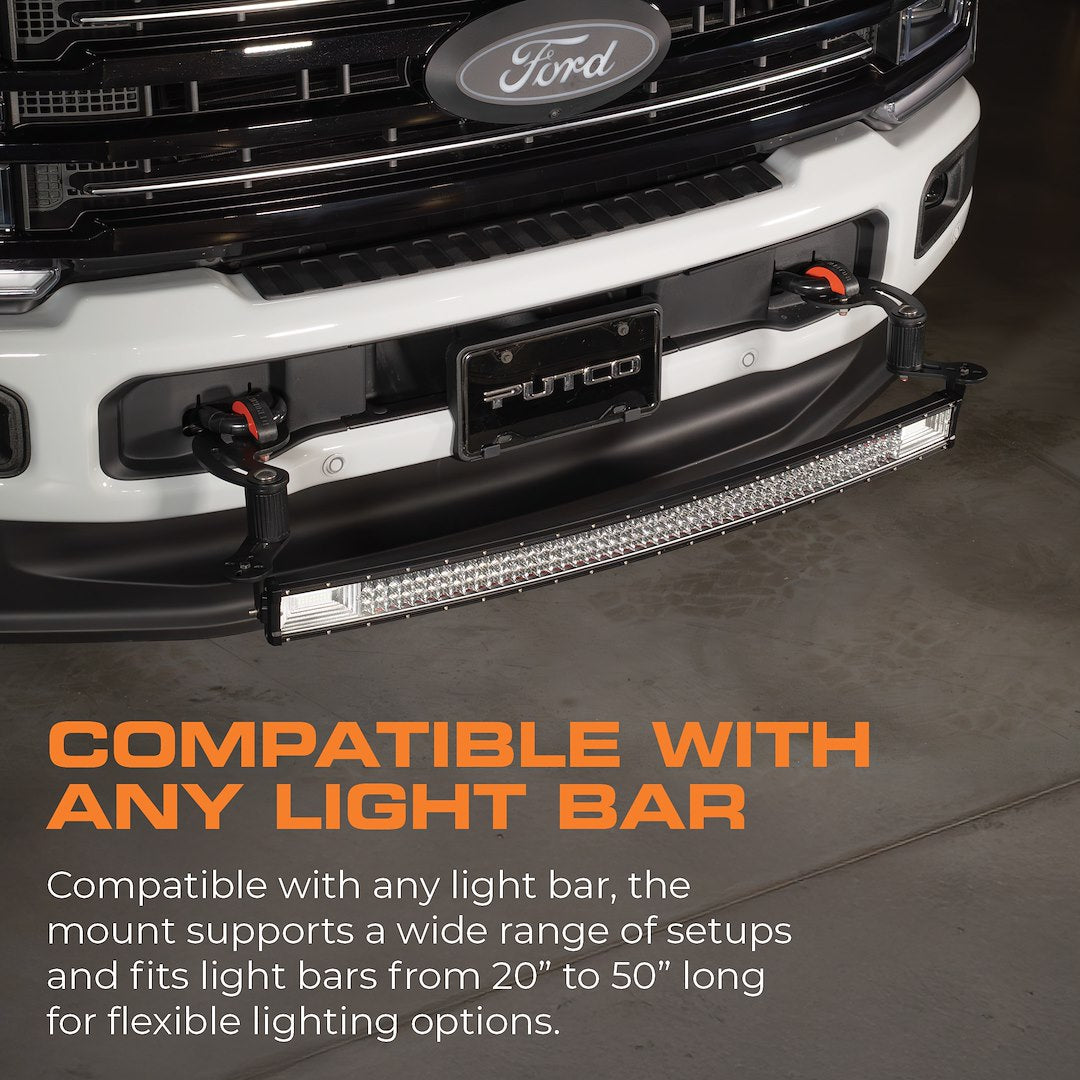 Putco D1-E Denominator Front Light-Bar Clamp Mount