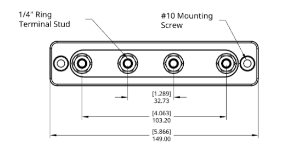 Egis 6150-400 Electrical Connection Bar