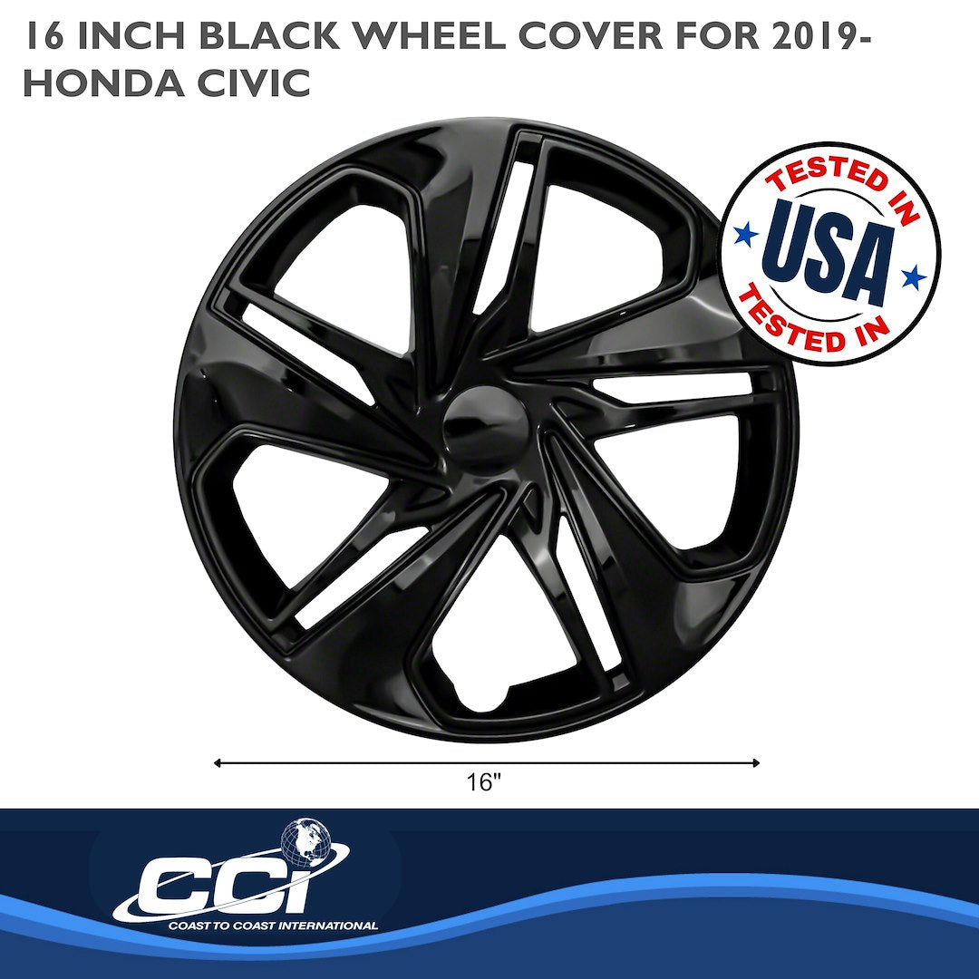 Coast To Coast 54116BLK Civic 16-Inch Gloss Double-Spoke Set - image 3
