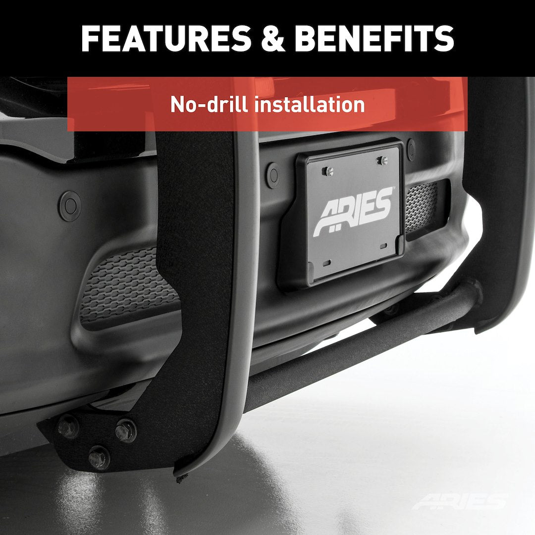 Aries 2066 4Runner Carbon-Steel Grille/Brush Guard - image 8