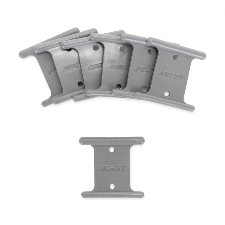 Camco 42693 Gray Awning Channel Hangers, 15-lb Rating