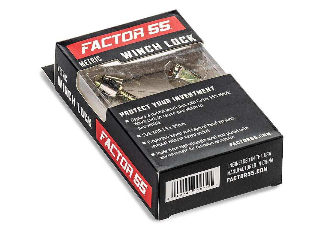 Factor 55 00045 Keyed Metric Winch Security Bolt
