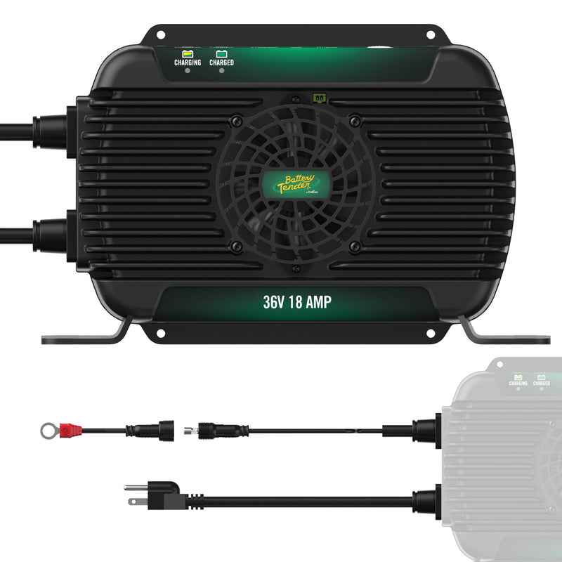Battery Tender 022-2013-DL-WH Power+Plus Onboard 36V 18A Marine Charger