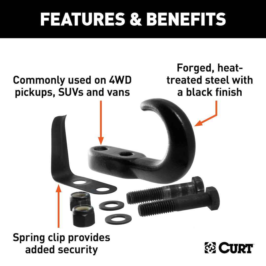 CURT Tow Hook - Bolt-On – 22411