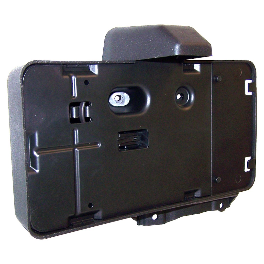 Crown Automotive 68064720AA Matte Black Plastic License Plate Mount Kit - image 1