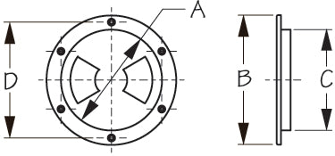 Sea Dog 337160-1 Standard Deck Plate Component