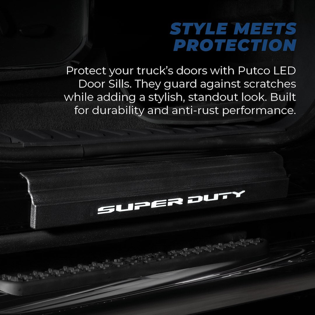Putco 95148ledfd Ford Illuminated Entry Sill Guards