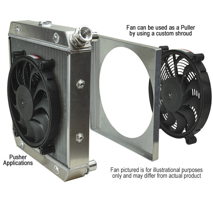 Derale 16925 12 in Electric Pusher Fan - image 3