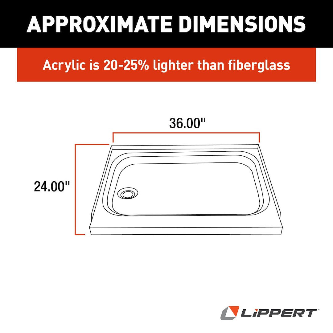 Lippert Components 210373 Shower Pan - image 3