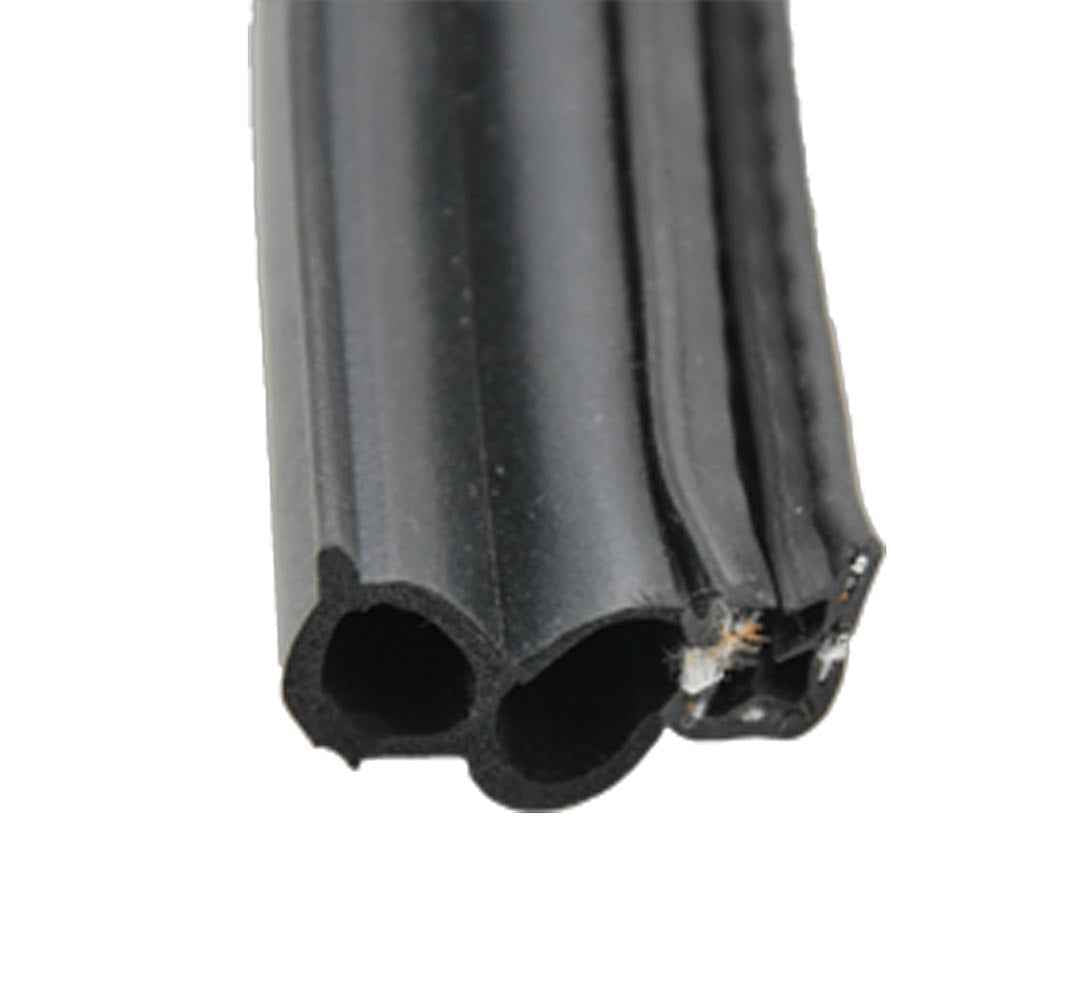 AP Products Double Bulb Door/Window Seal - 28 ft, Black – 018-181-BB