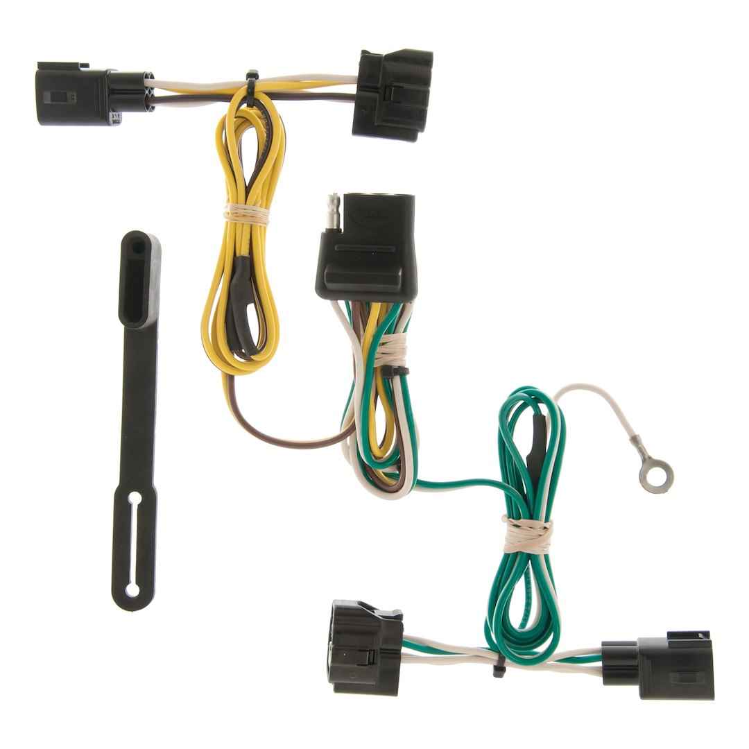 CURT Custom 4-Way Flat Wiring - Jeep Wrangler – 55363