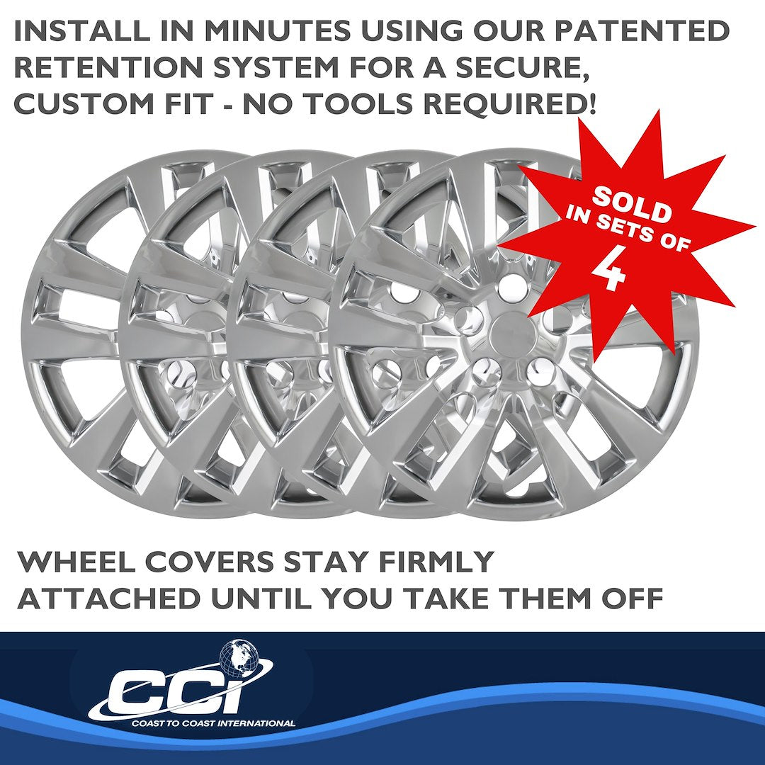 Coast To Coast 50516C Altima 16-Inch Chrome Wheel Trim Set - image 4