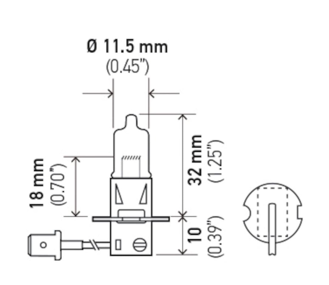 Hella 002090671 H3 Driving/Fog Lamp Bulb