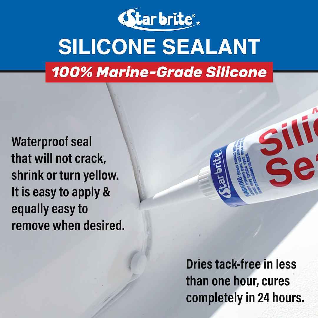 Star Brite Silicone Sealant - Black, 10.3 oz – 082123