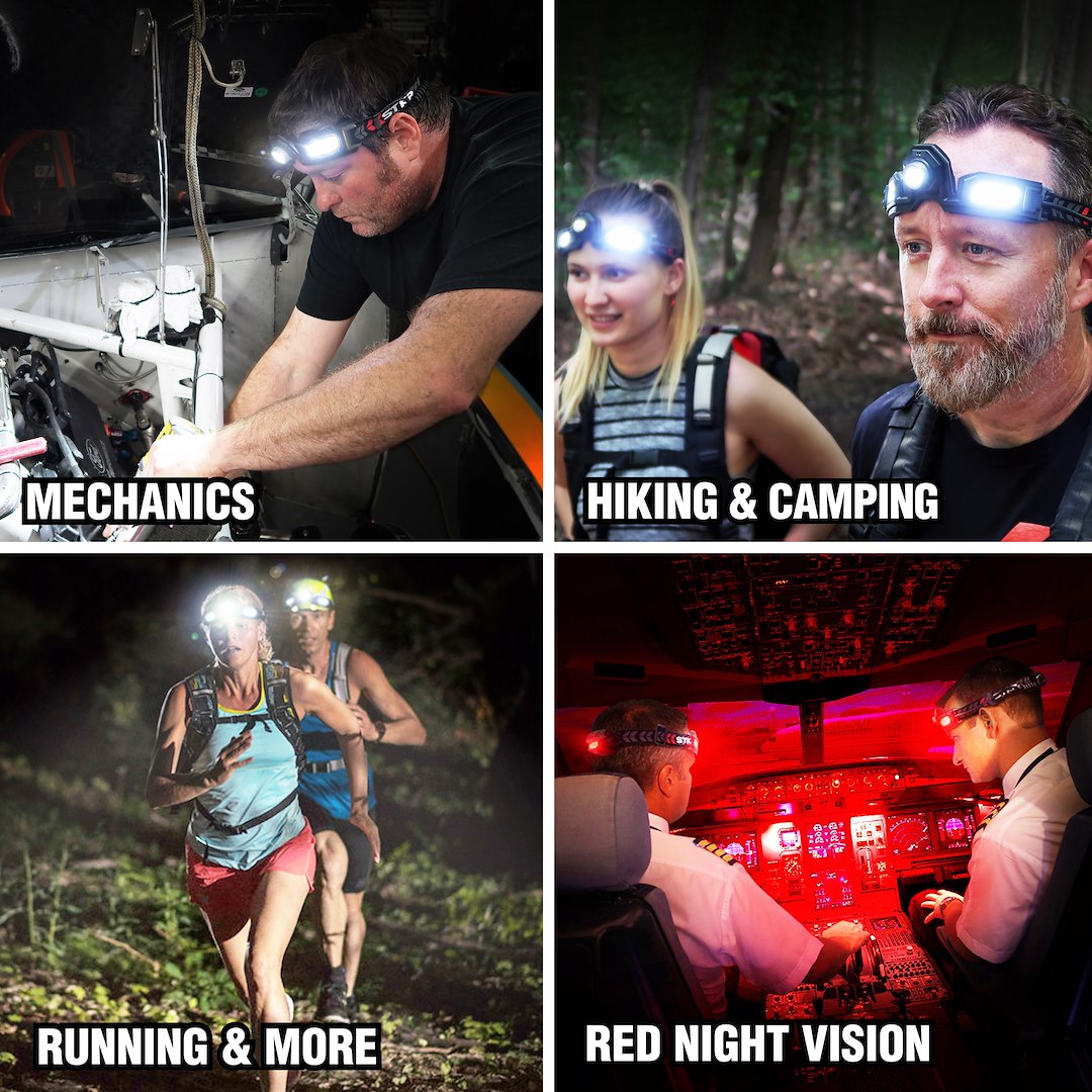 STKR Concepts 00387 FLEXIT Headlamp Pro 6.5 Work Light