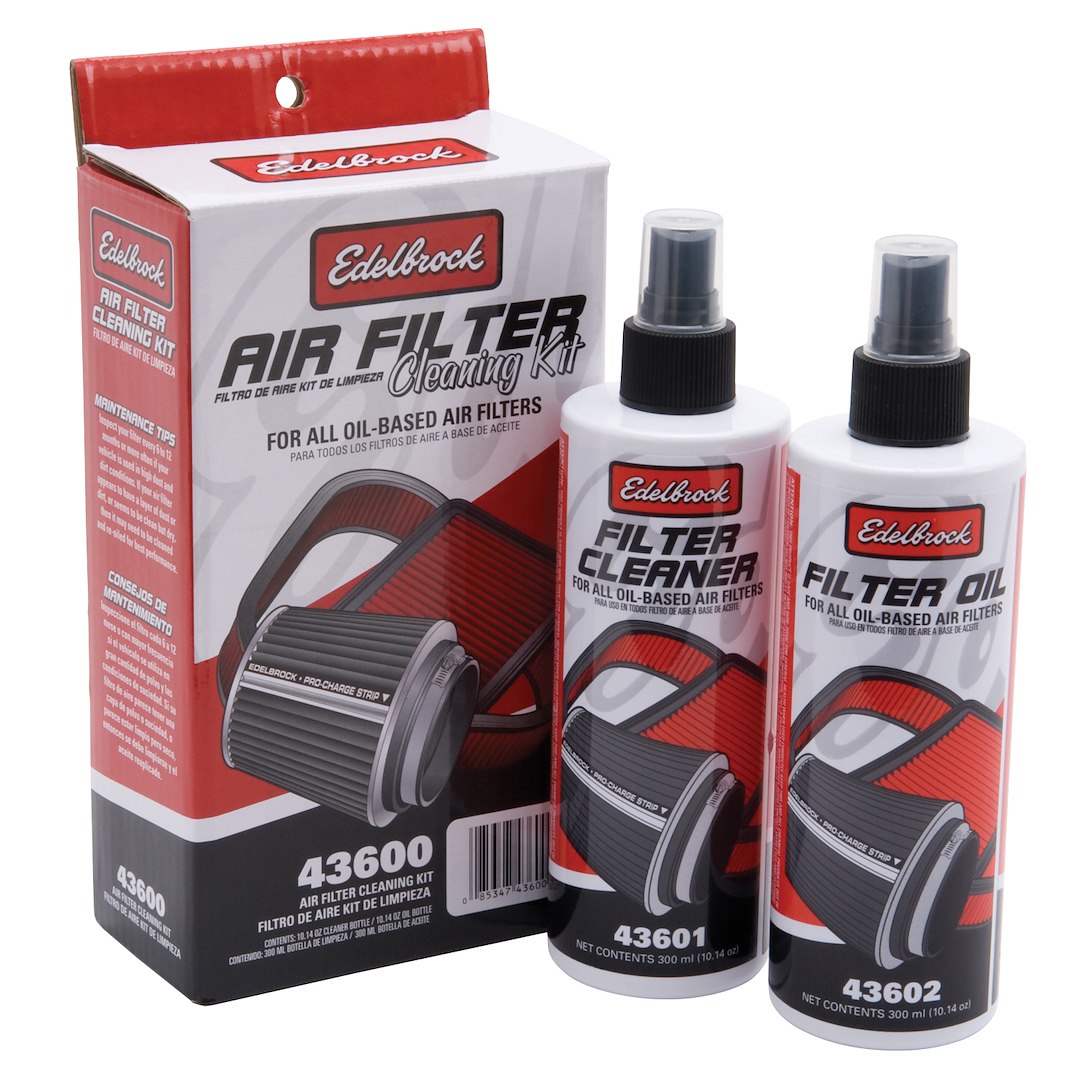Edelbrock 43600 Air Filter Cleaning Package
