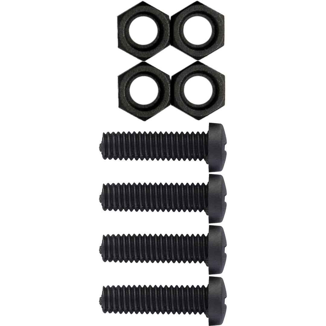 Cruiser 80150 Matte Black 6-by-20-mm Nylon Plate Fasteners