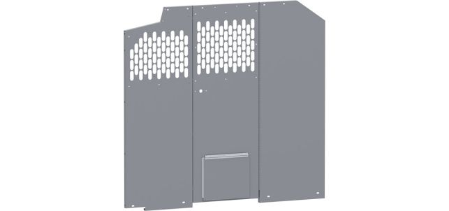 Holman 40645 Low Bolt-On Partition with Dog Door