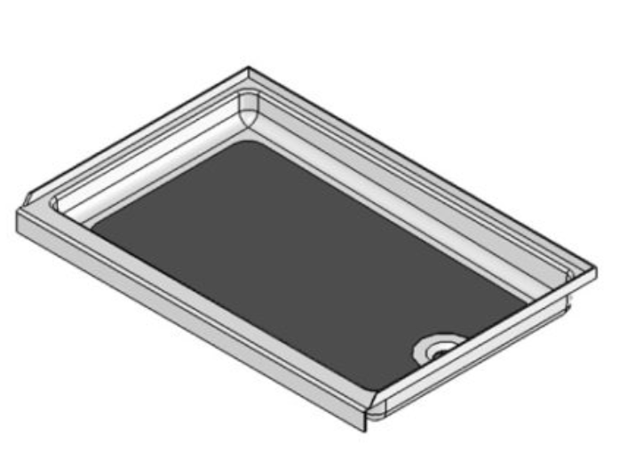 Specialty Recreation SP2436PR 24" x 36" RV Shower Pan with Right Drain – image 3