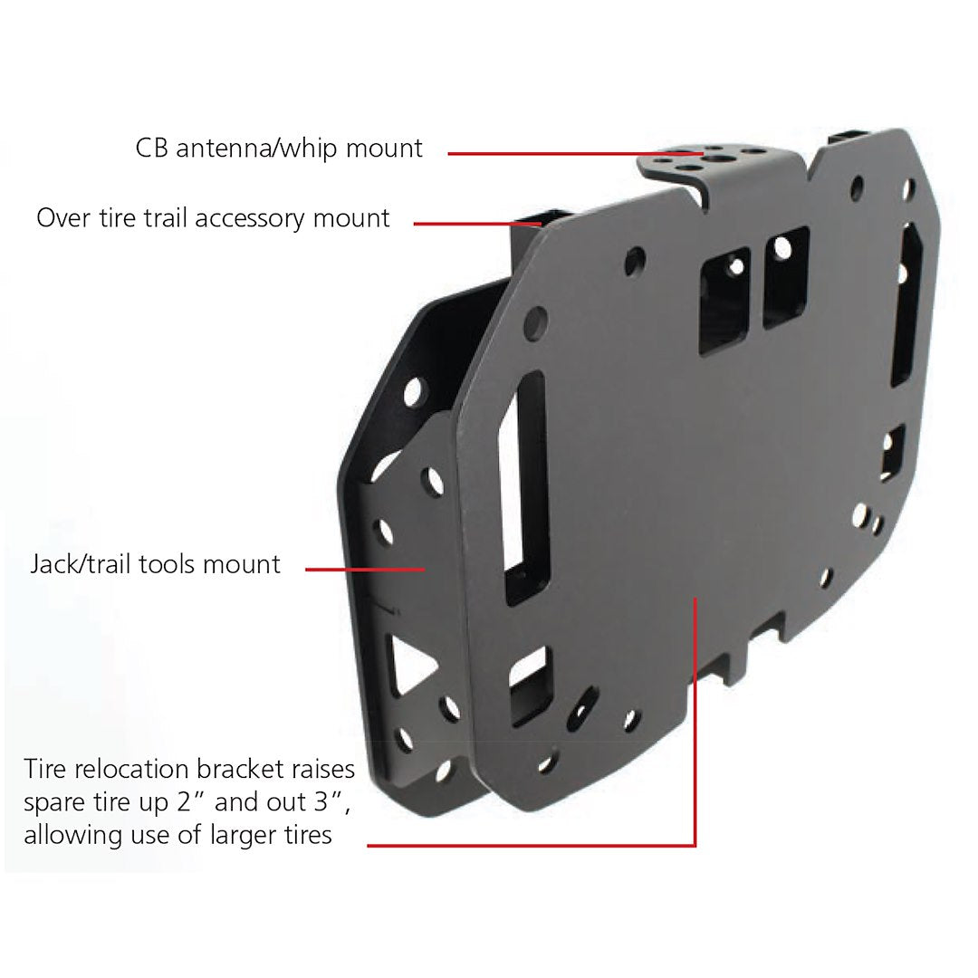 Go Rhino 372000T Spare-Tire Carrier Spacing Package