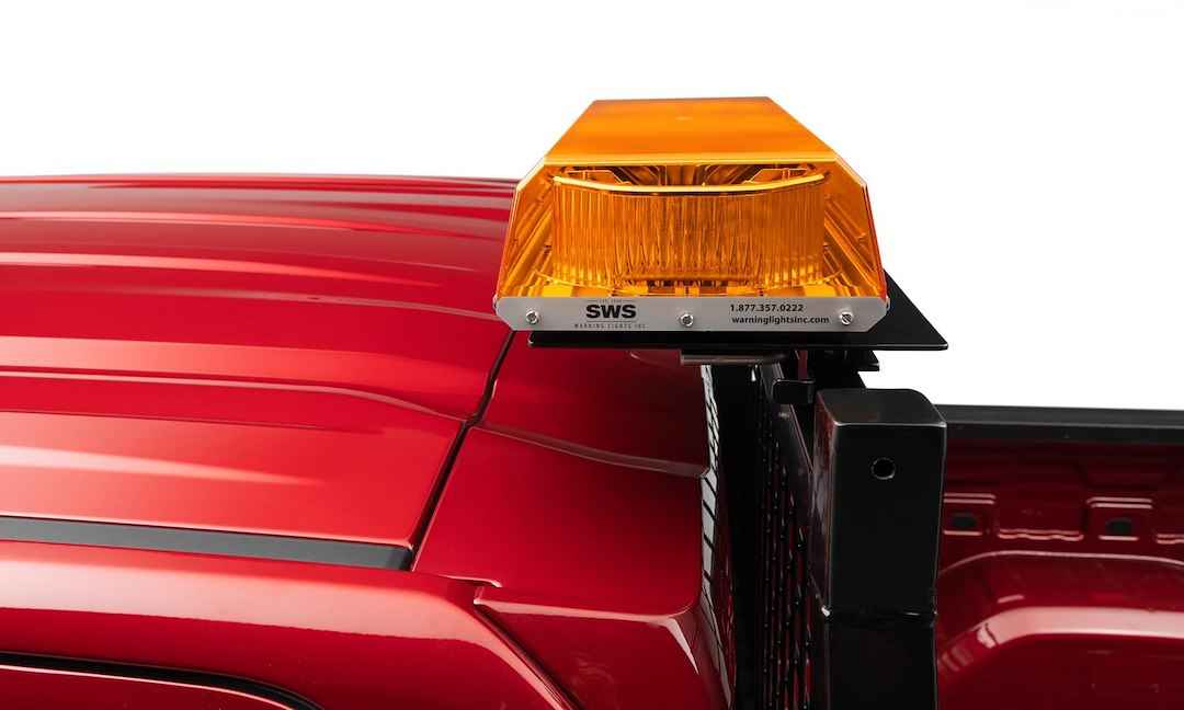 BackRack 91002RECF Fold-Down Rectangular Center Light Mount