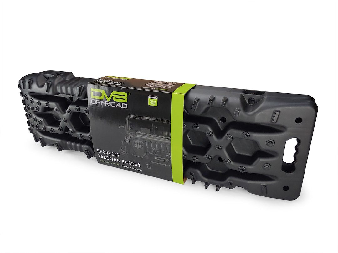 DV8 Offroad RTB1-01BK Black Recovery Traction Boards