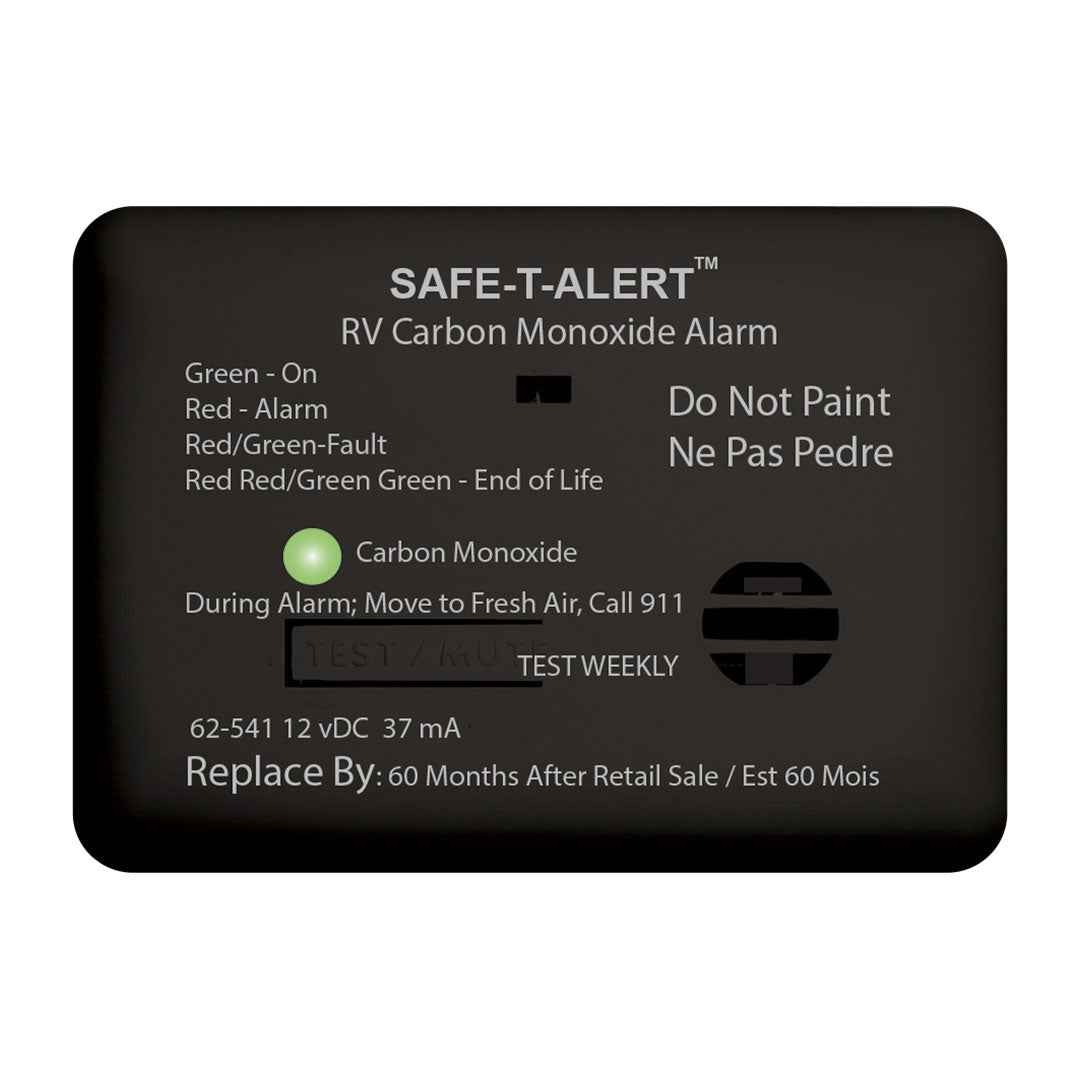 MTI 62-541-BL Carbon Monoxide Alarm - Surface Mount, Black
