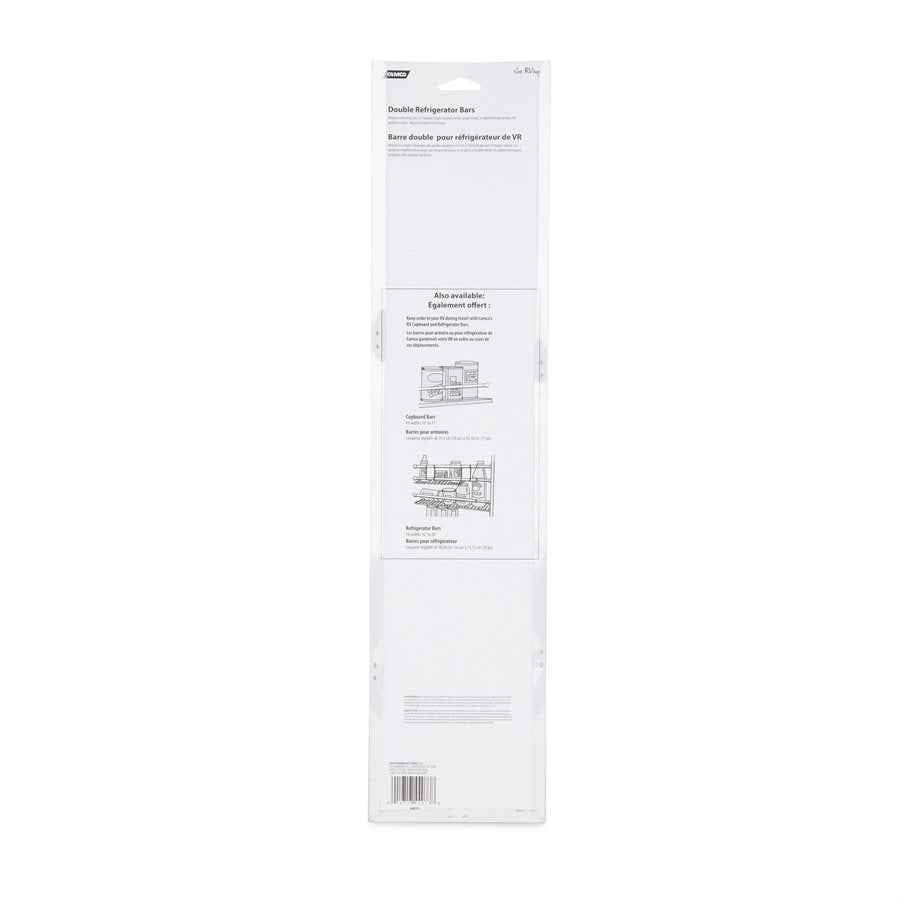 Camco 44073 White 16–28-Inch Refrigerator Restraint Bar