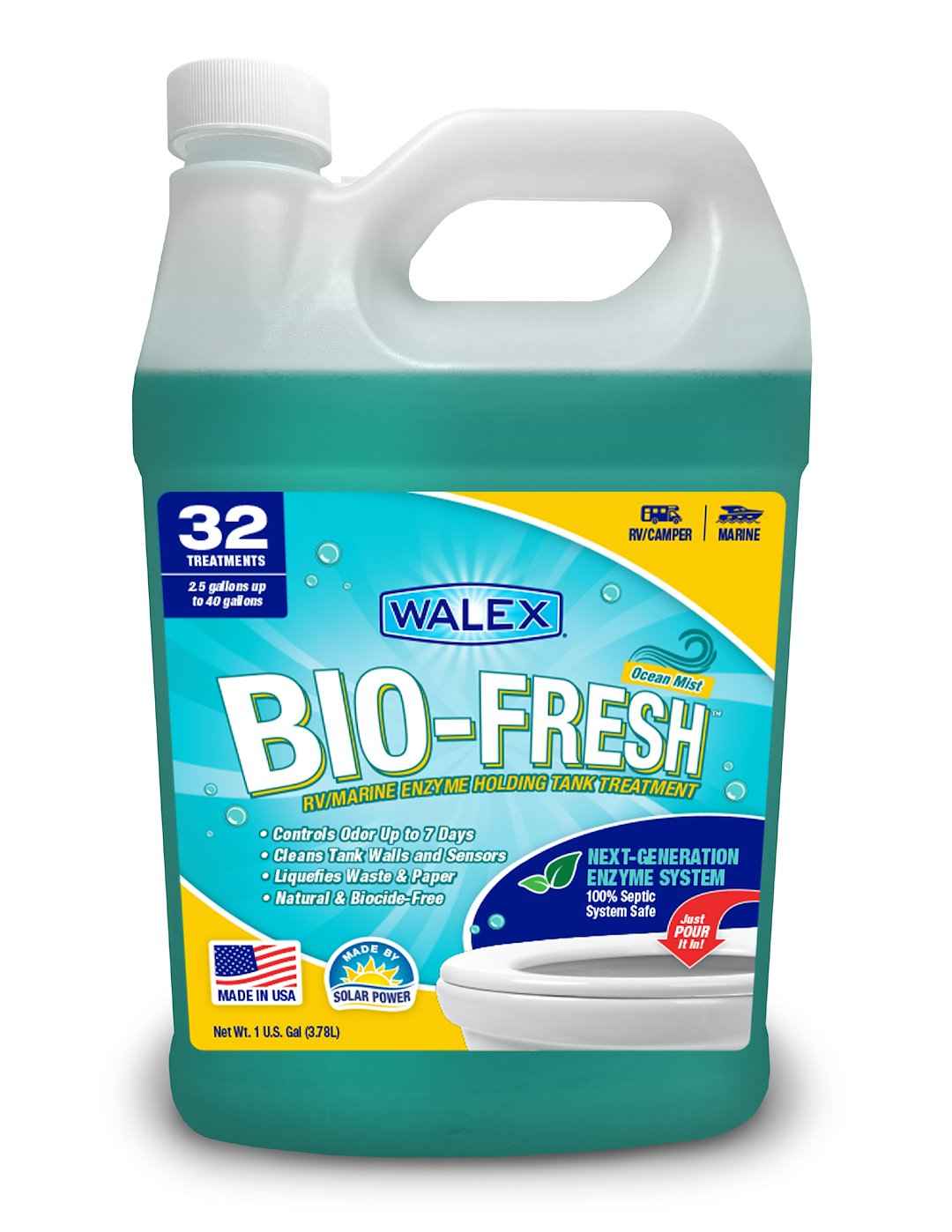 Walex RV Holding Tank Treatment - 1 Gallon Jug – BIOFROM1G