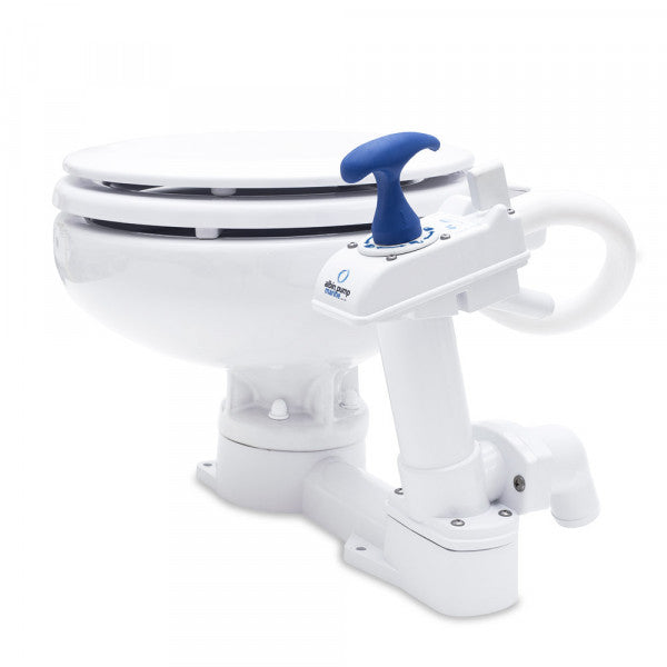 Albin 07-01-003 Compact Low Manual Marine Toilet - image 2