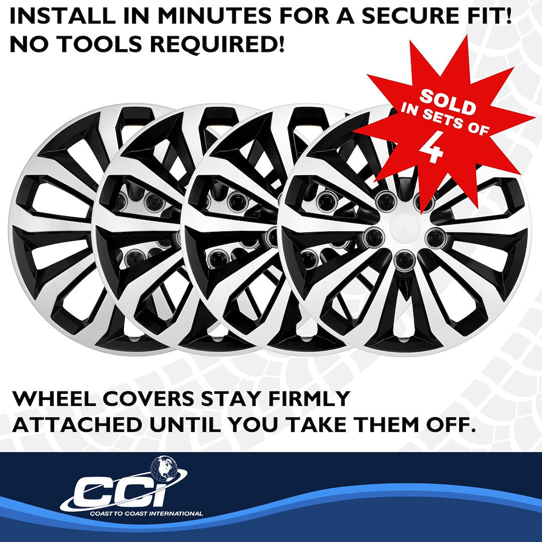 Coast To Coast 106115SB Ten-Spoke Snap-On Wheel Covers - image 5
