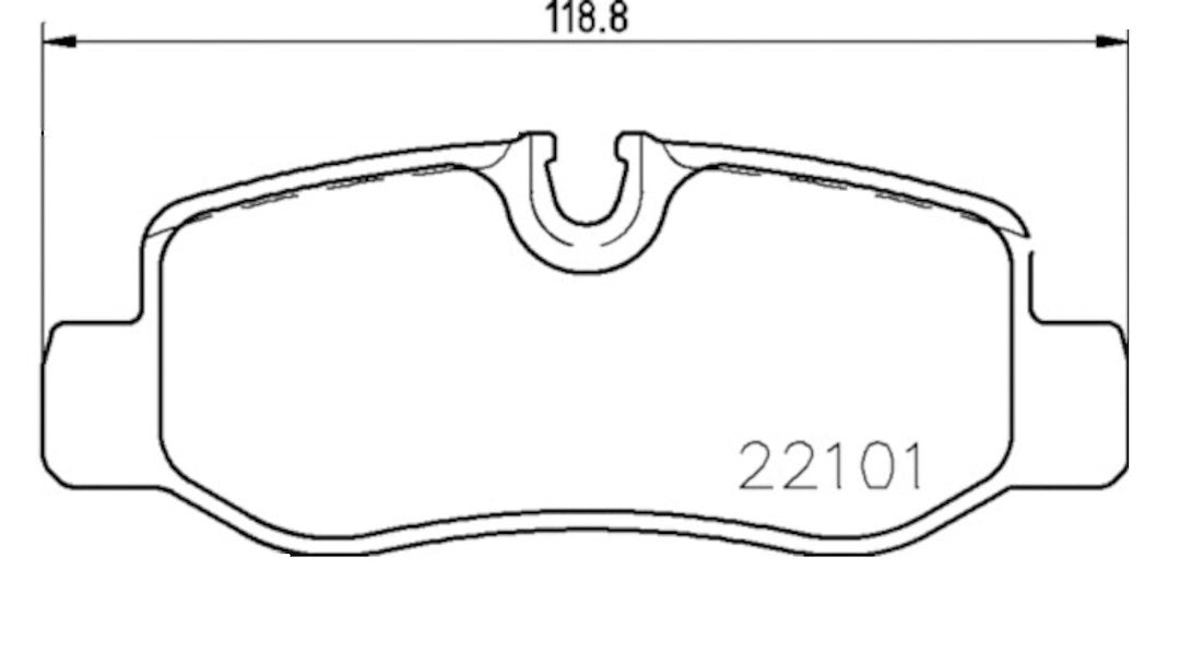 Hella Pagid 355021761 Disc-Brake Pad Set