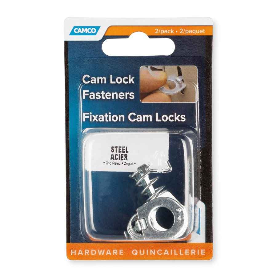 Camco 09213 Steel Water Heater Cam-Lock Latches, Pair