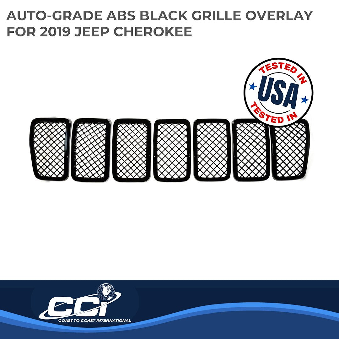 Coast To Coast GI485BLK Cherokee Gloss Mesh Grille Trim Kit - image 2