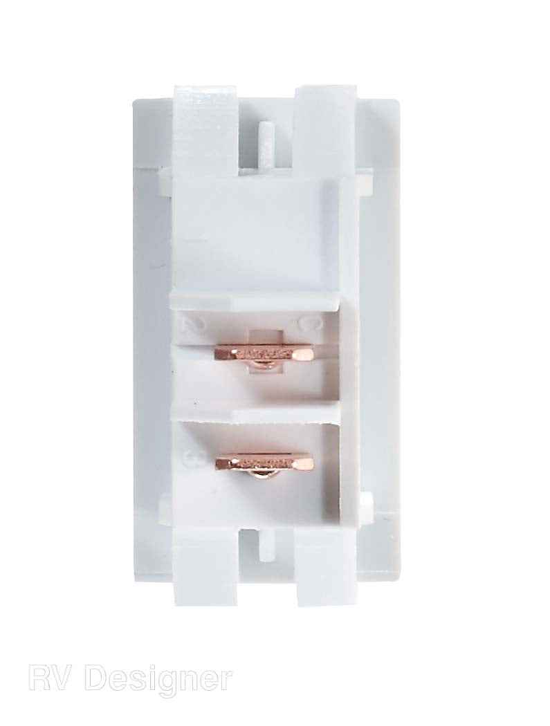 RV Designer S265 White SPST On/Off Control Switch