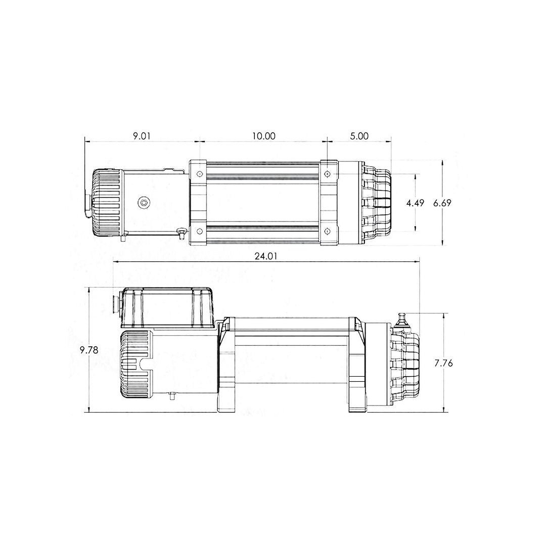 Superwinch 1515000 Tiger Shark 15000 Geared Winch