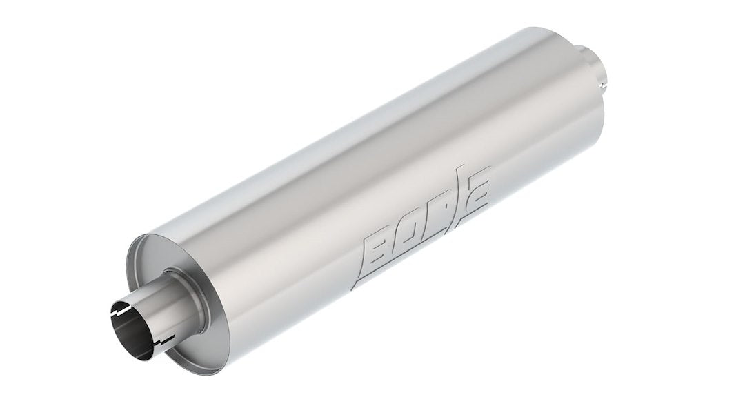 Borla 400130 S-Type Round Muffler, Centered 2-3/4-Inch Ports