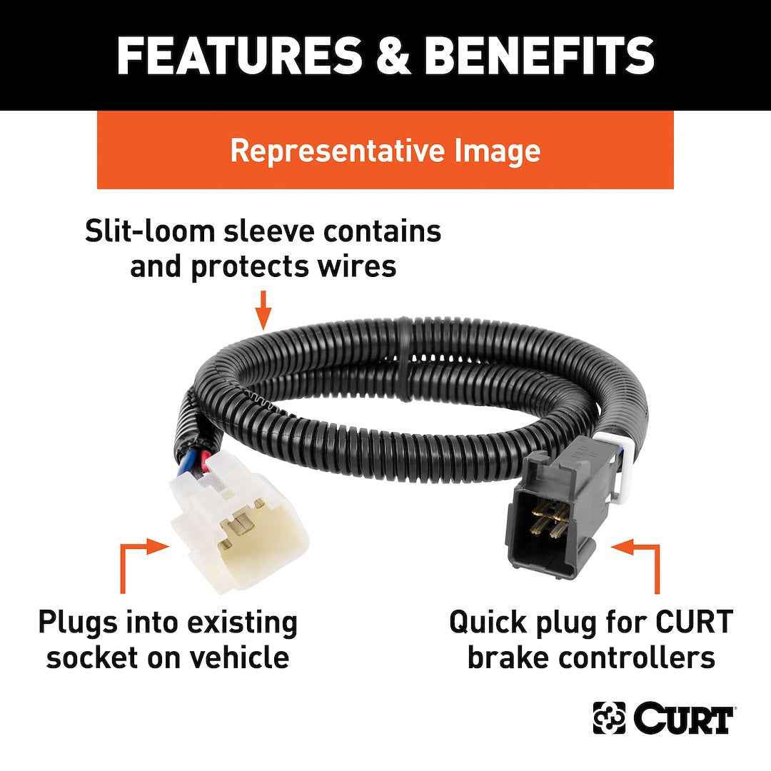 CURT Brake Controller Harness - Ram/Dakota/Durango/Aspen – 51333