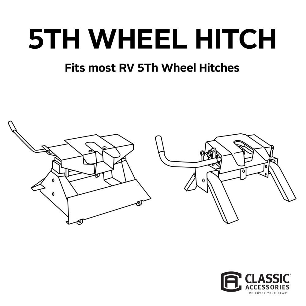 Classic Accessories 80-116-010401-00 Fifth Wheel Trailer Hitch Cover - image 4