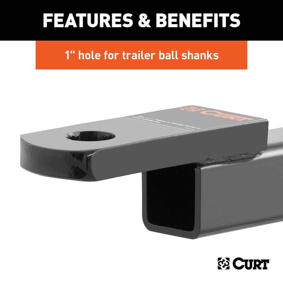 CURT 45010 Class III 2-Inch-Drop Ball Mount, 8-1/4-Inch Shank