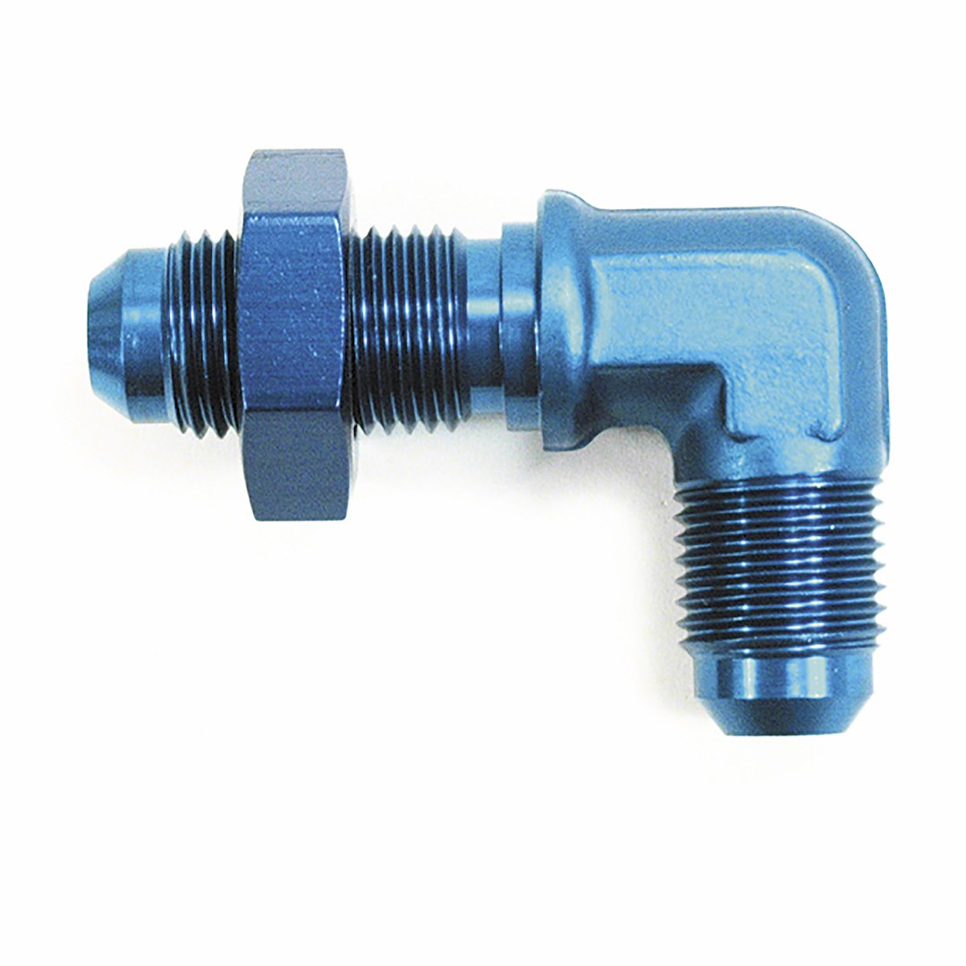 SpeedFX 560833 Right-Angle Bulkhead Flare Connector