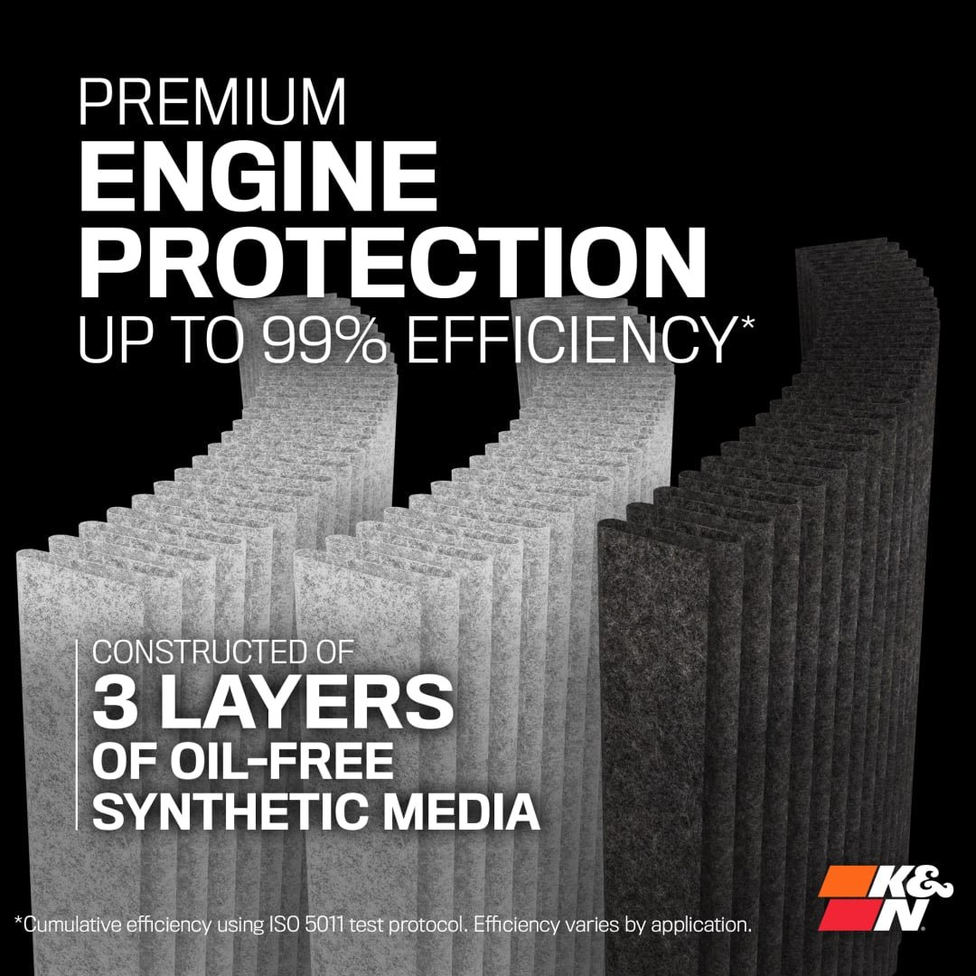 K&N 33-5005hbk Diesel Dryflow Intake Filter