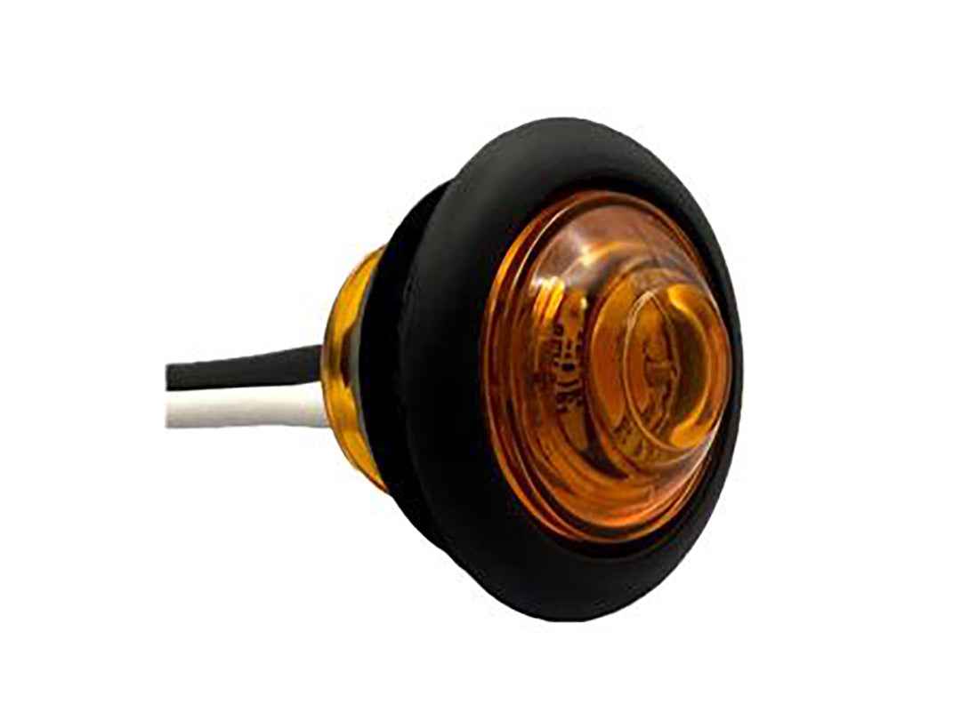 RV Designer L922 Amber/Black Round LED Side-Marker Lamp
